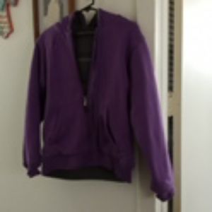 A thick hoodie jacket